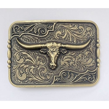 Byk Longhorn klamra brązowa (id: 1692)
