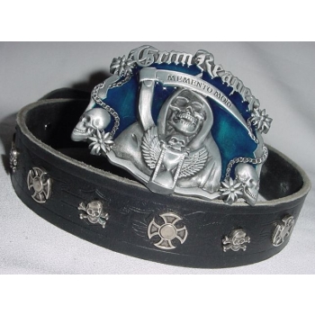 Grim Reaper Memento Mori skull śmierć klamra (id: 2351)
