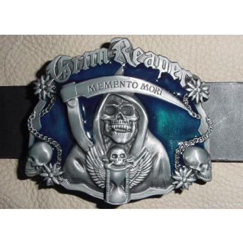 Grim Reaper Memento Mori skull śmierć klamra (id: 2351)