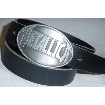 Klamra muzyczna stare srebro Metallica do paska (id: 2968)