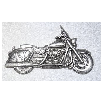 Motocykl chopper duży dznaka na śrubki stare srebro (id: 3043)