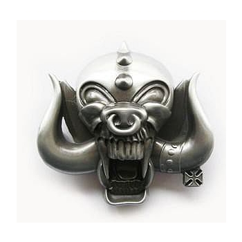 Klamra 3D Motorhead do paska stare srebro (id: 1683)