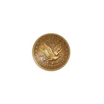 Orzełek ćwierć dolara 30mm na śrubkę brąz (id: 2130)