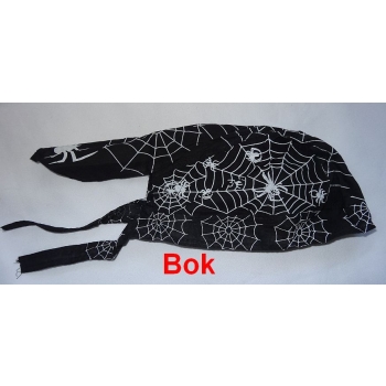 Czapeczka du-rag, bandama pajęczyny (id: 10)