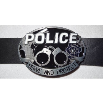 Policja kajdanki rewolwer police klamra do paska (id: 1955)