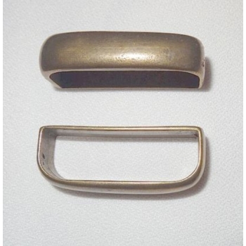 Szlufka, ramka metalowa 40mm, 382 brązowa (id: 324)