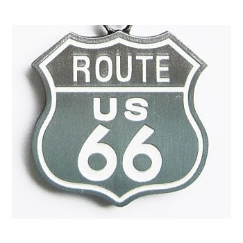 ROUTE 66 zawieszka z naszyjnikiem ze skóry naturalnej (id: 506)