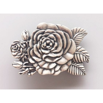 Róże klamra platerowana srebrem (id: 1263)