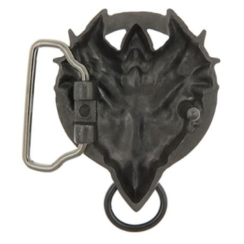 Smok dragon klamra 3D spinka do paska stare srebro (id: 1653)