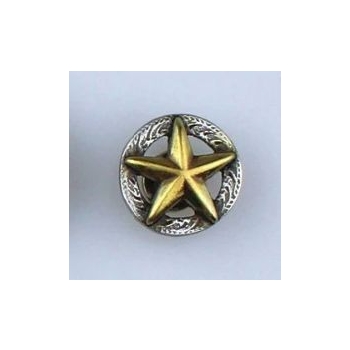 Gwiazda szeryfa, concho 18mm na śrubkę (id: 1096)