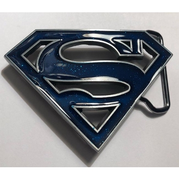Klamra 3D Superman granatowe wypełnienie (id: 2334)