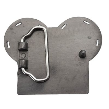 Magnetofon szpulowy klamra do paska stare srebro (id: 1687)