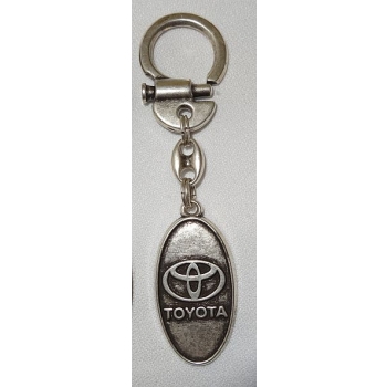Toyota brelok stare srebro metalowy zawieszka do kluczy (id: 454)
