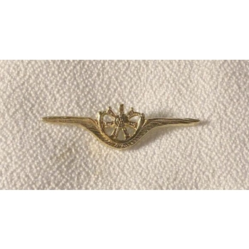 Turbinka mała złota znaczek 3D na pins (id: 248)