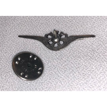 Turbinka mała stare srebro znaczek 3D na pins stare srebro (id: 247)