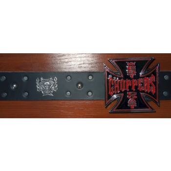Krzyż choppers czarny klamra (id: 2044)