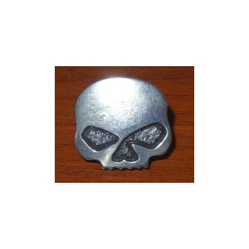 Czaszka skull logo Willie na śrubkę stare srebro (id: 880)