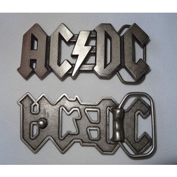 Muzyczna klamra stare srebro Ac/Dc (id: 2954)