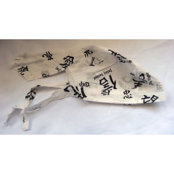 Czapeczka du-rag, bandama biała (id: 12)