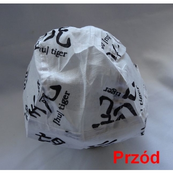 Czapeczka du-rag, bandama biała (id: 12)