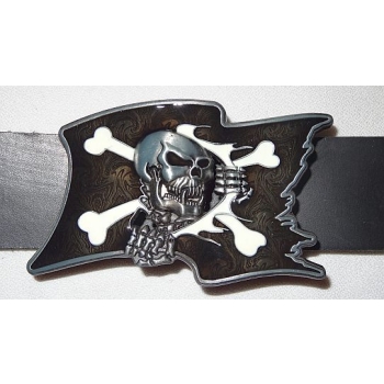 Flaga czarna piratów roger klamra (id: 2049)