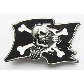 Flaga czarna piratów roger klamra (id: 2049)