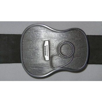 Gitara kalsyczna klamra do paska stare srebro (id: 2949)