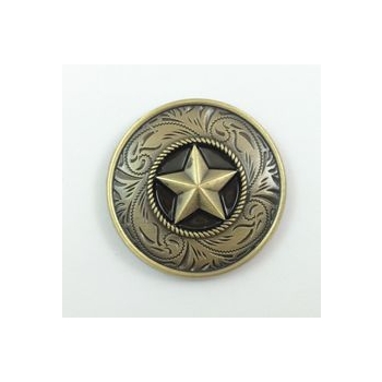 Concho 33mm z gwiazdą western brąz (id: 756)