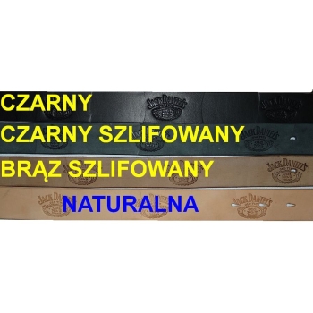 Pas ze skóry naturalnej - A- 72-84cm, hand made (id: 636)