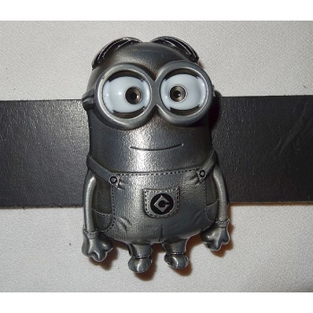 Minionki klamra 3D kopla zapinka filmowa stare srebro (id: 2613)