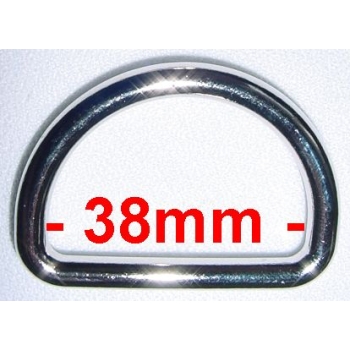 Półkole 2695 nikiel połysk 38mm (id: 1709)