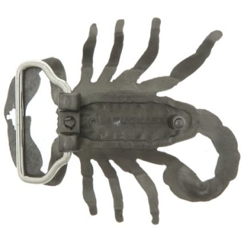 Skorpion klamra 3D stare srebro (id: 2717)