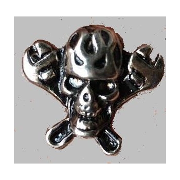 CZASZKA z kluczami, SKULL ozdoba na nit (id: 818)