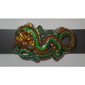 Zielony smok klamra do paska (id: 1646)